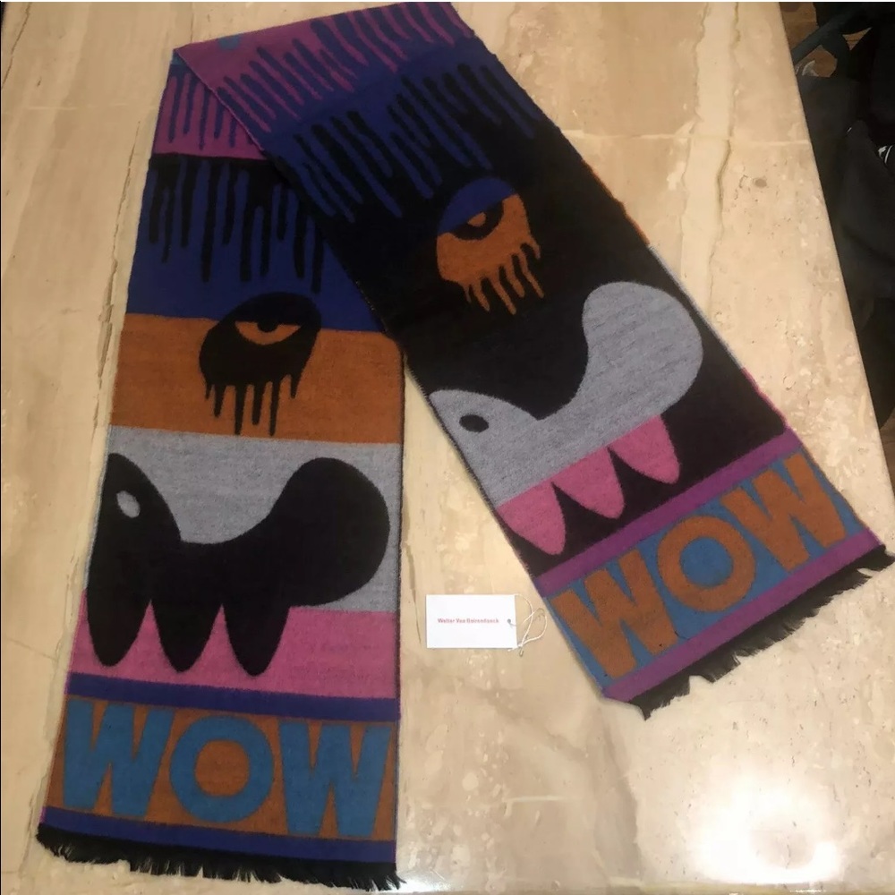 Walter Van Beirendonck Scarf Drip Monster Belgian